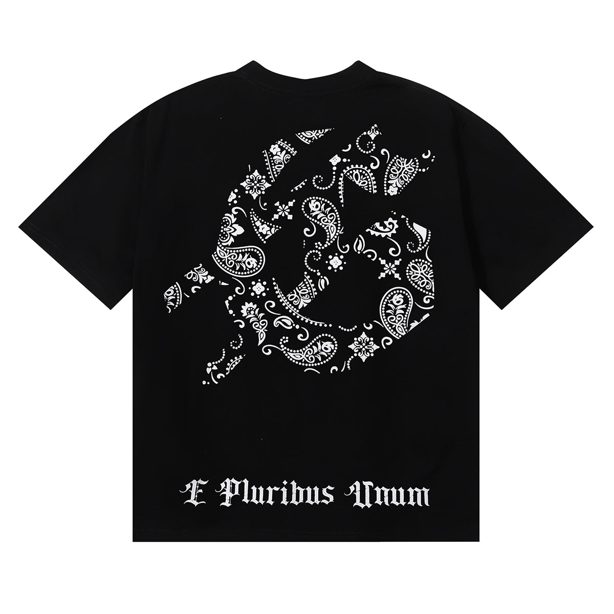 Godspeed T-shirts Los Angeles Hollywood Hills Fire Print Cotton Casual Short Sleeve Men and Women