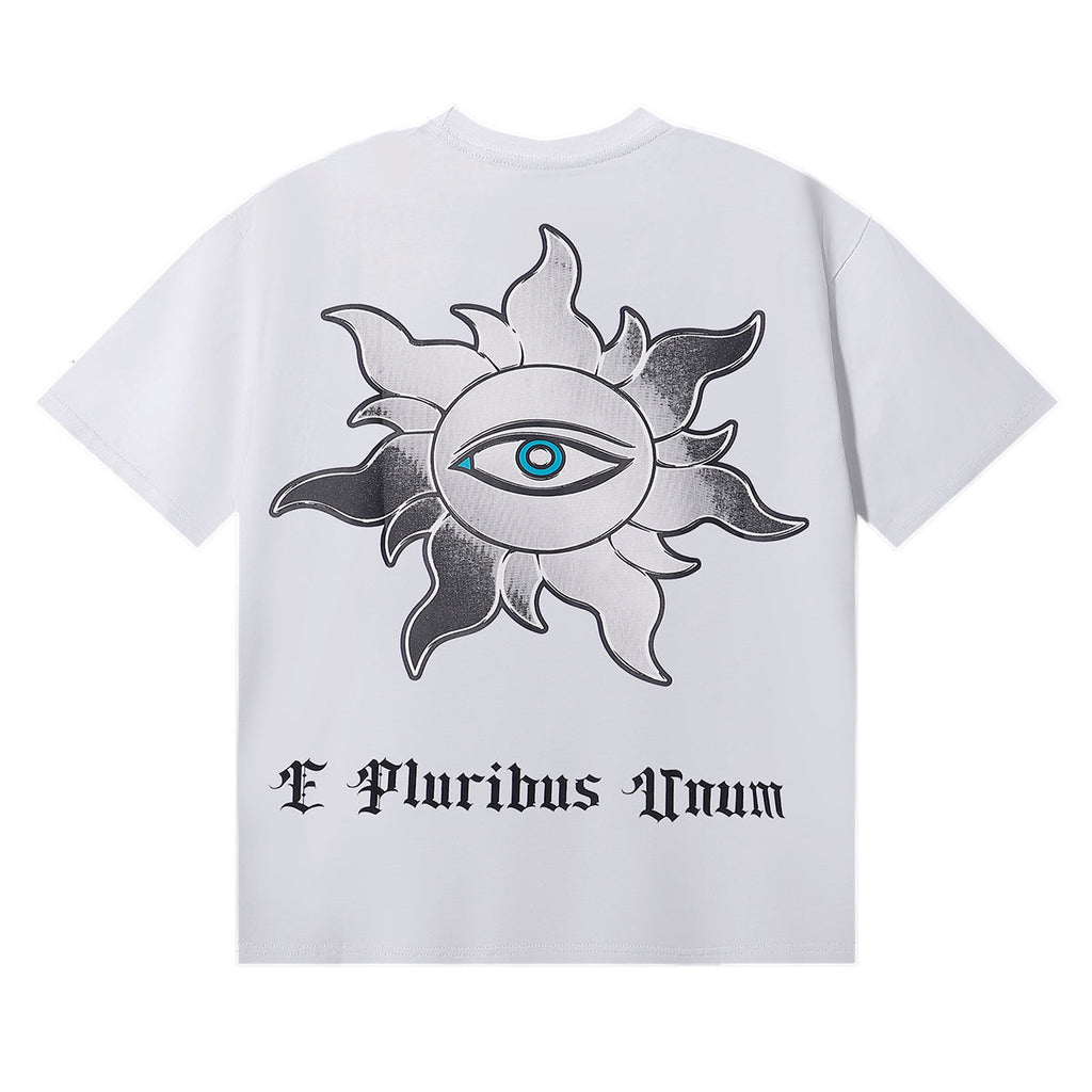 Godspeed T-shirts Helicopter Free Muse Printed Cotton Casual Short Sleeves Men and Women