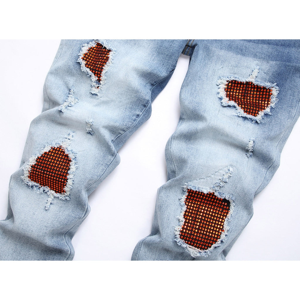 Amiri Jeans Ripped Stretch Jeans