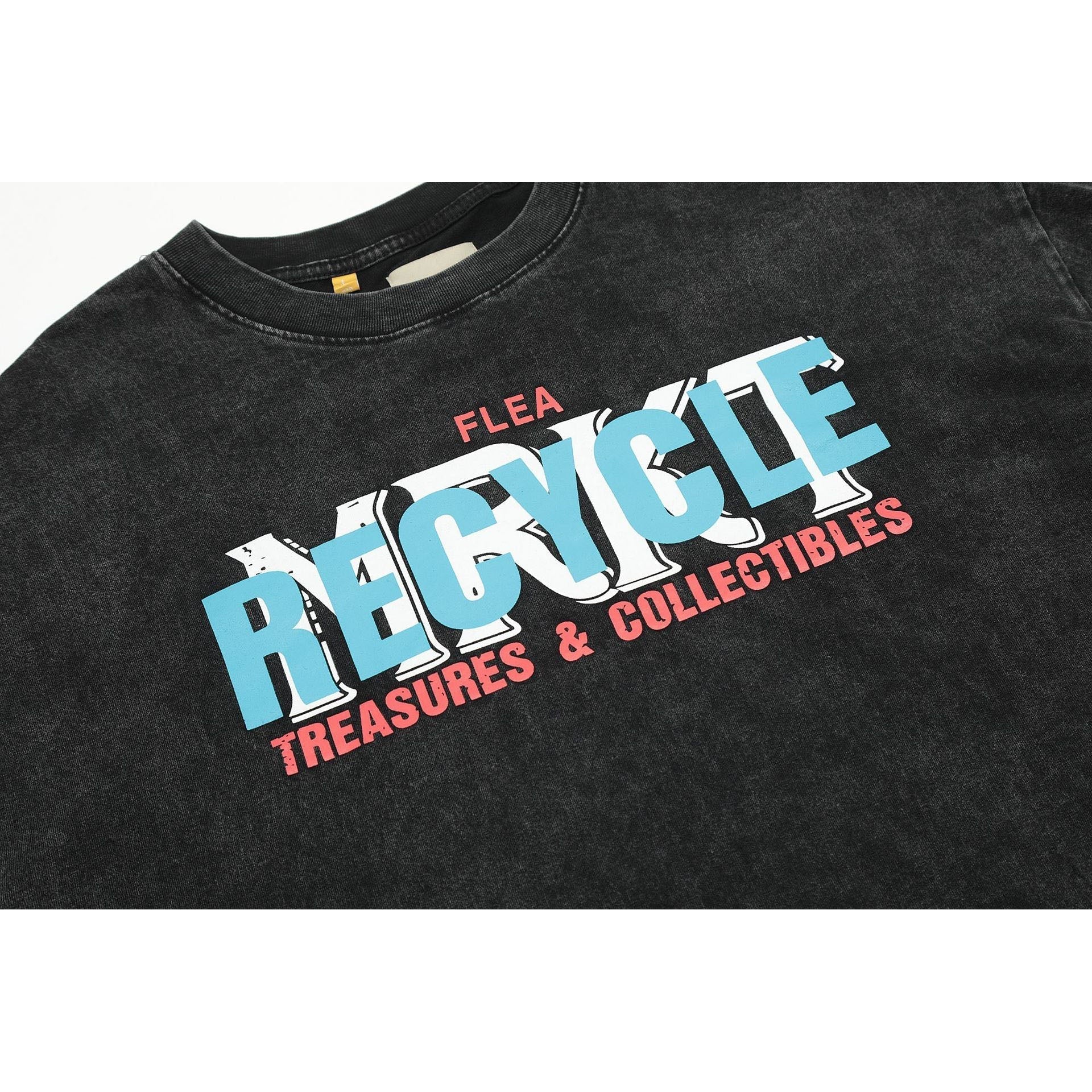 Gallery Dept T Shirts Loose Short Sleeve Wash plus Size T-shirt