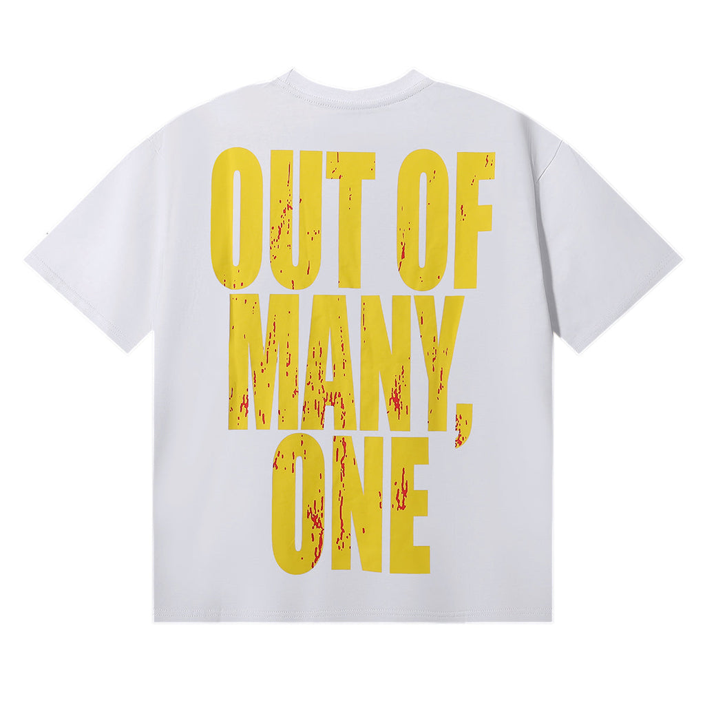 Godspeed T-shirts Knight Rose Print Cotton Casual Short Sleeve Men and Women