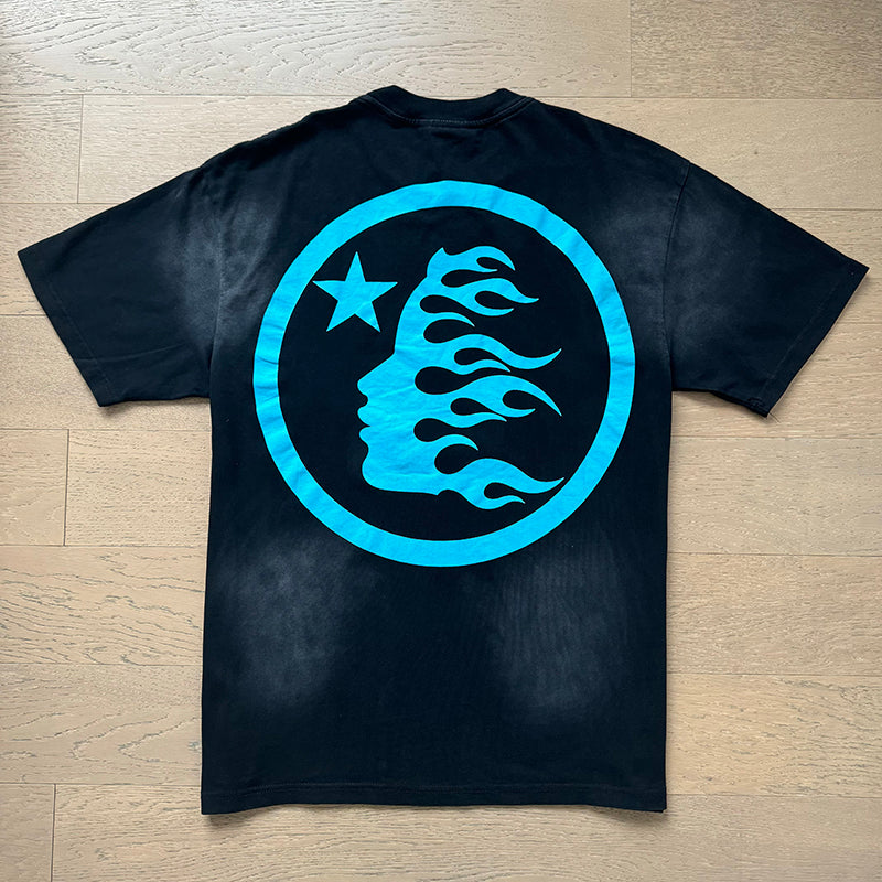 Hellstar T-shirts Washed Aging Process