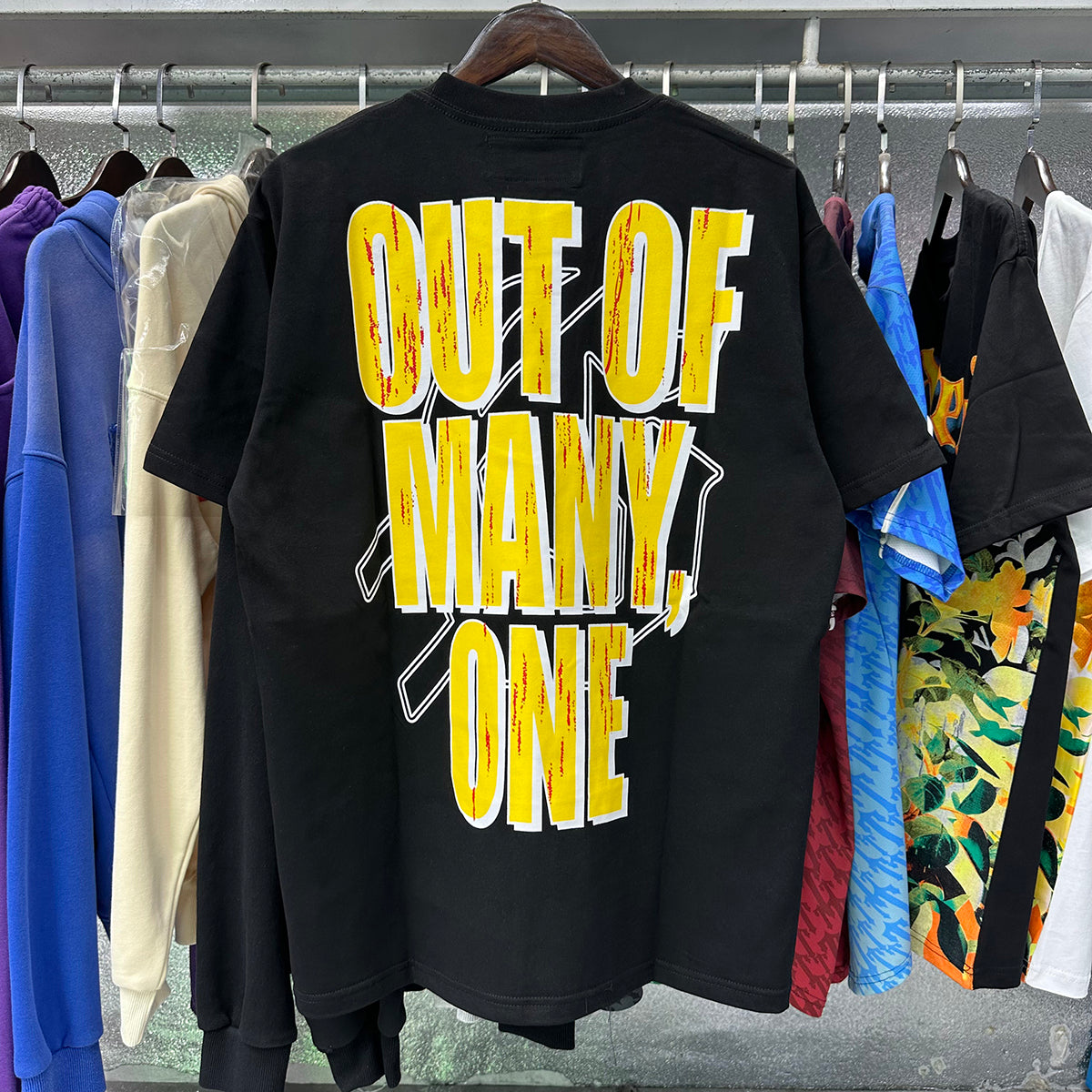 Godspeed T-shirts Astronaut Robot Printed Cotton Casual Short Sleeve Men and Women