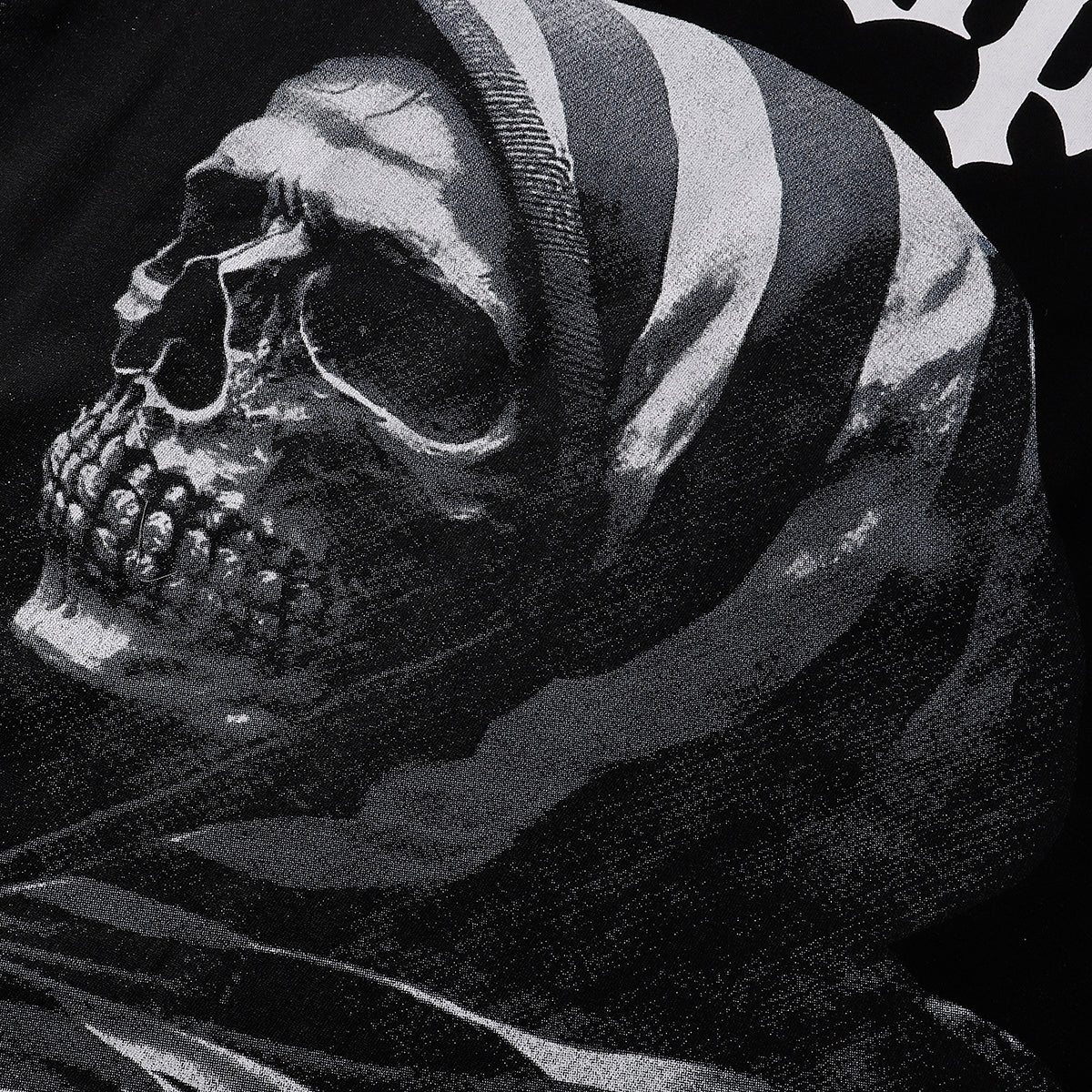 Godspeed T-shirts American Flag Skull Print Cotton Casual Short Sleeves Men and Women