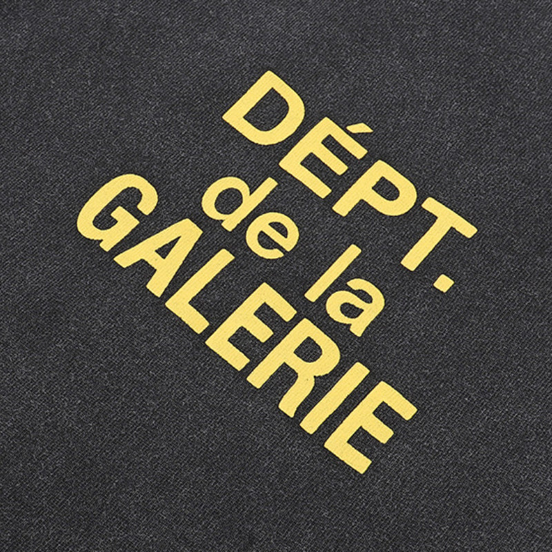 Gallery Dept T-shitrs Retro Washed Distressed Short Sleeve