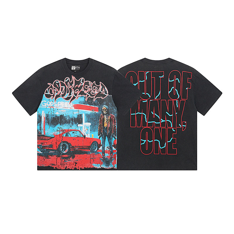 Godspeed T-shirts Retro Fantasy Pattern