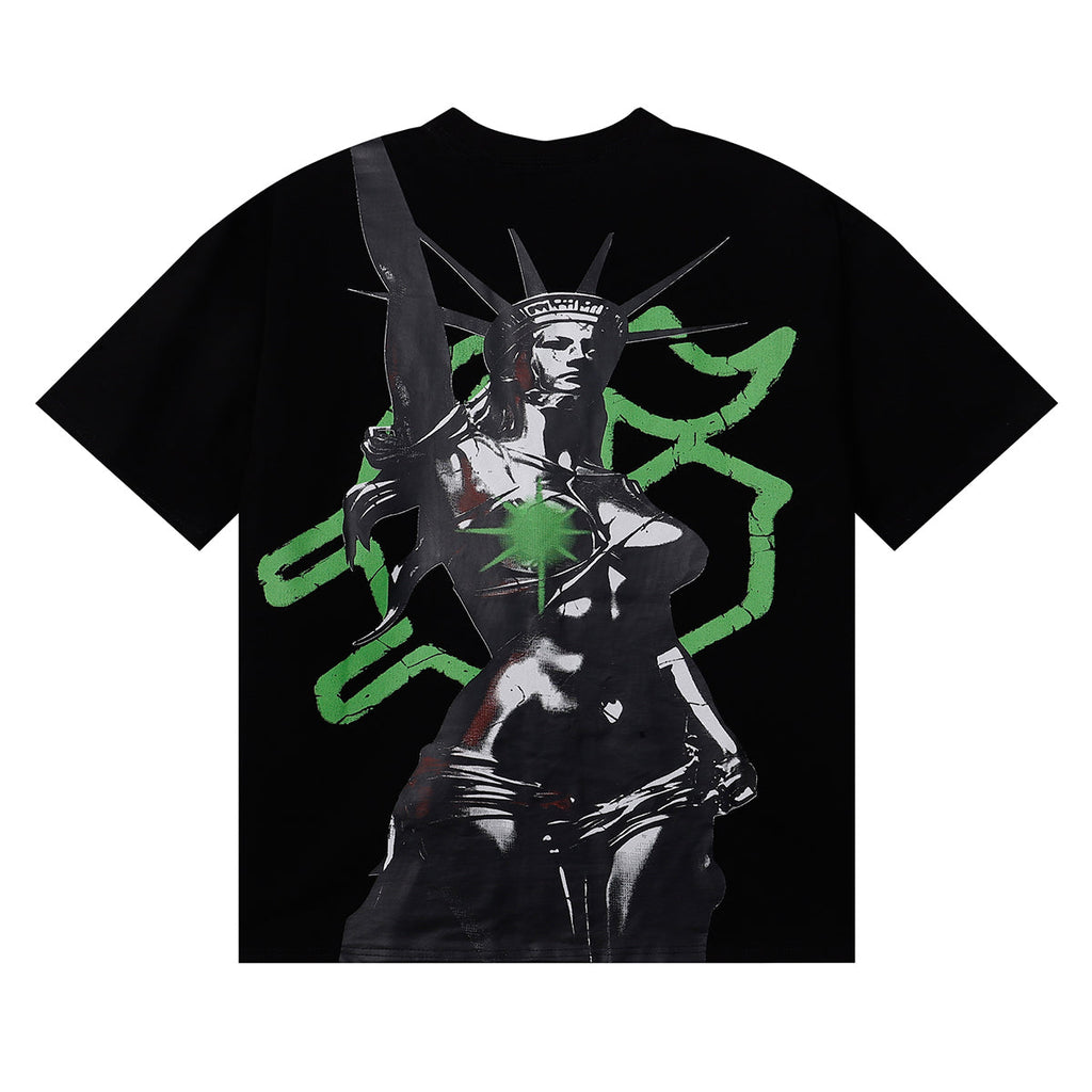 Godspeed T-shirts Mosaic Free Muse Printed Cotton Casual Short Sleeves Men and Women