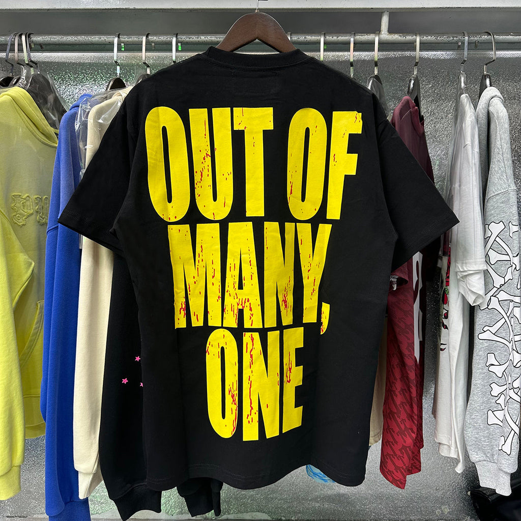 Godspeed T-shirts Knight Rose Print Cotton Casual Short Sleeve Men and Women