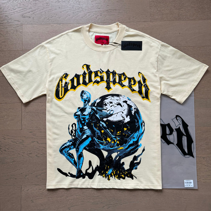 Godspeed T-shirts Retro Fantasy Pattern