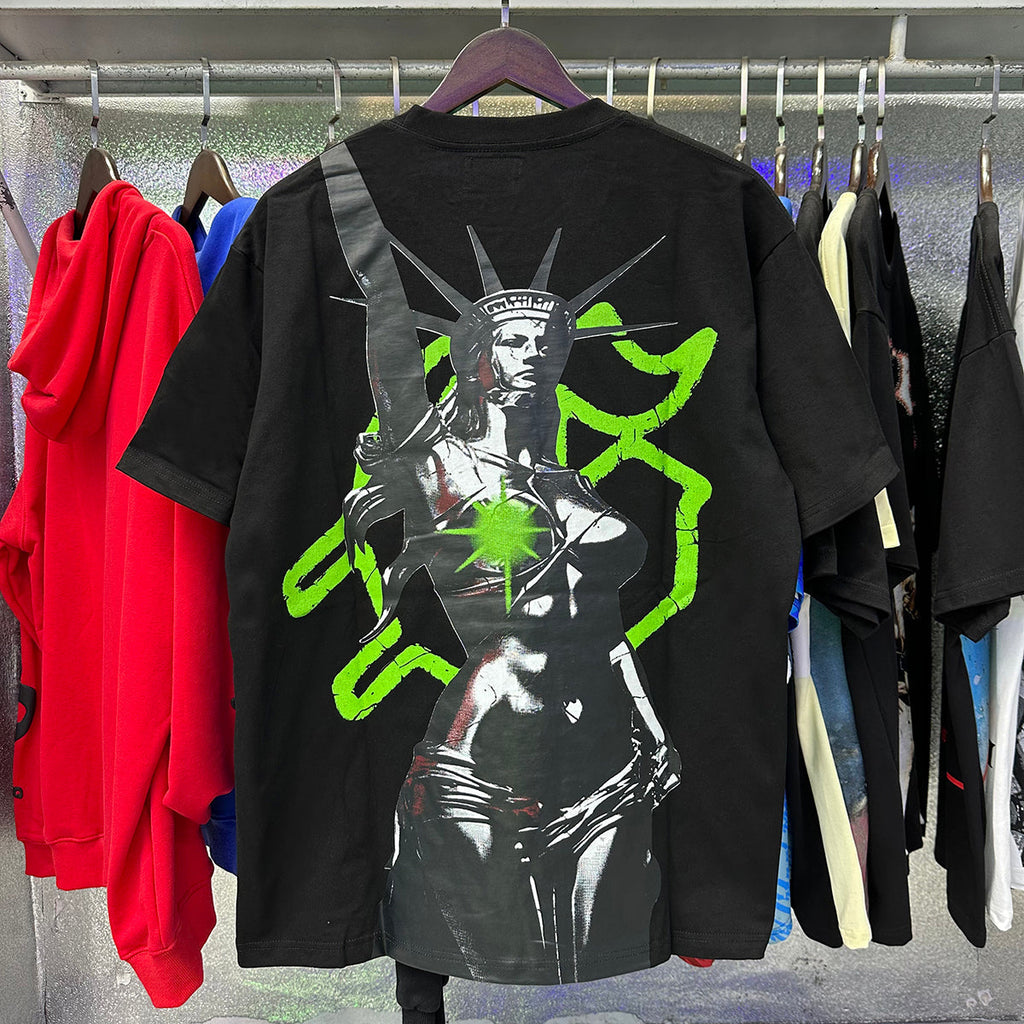 Godspeed T-shirts Mosaic Free Muse Printed Cotton Casual Short Sleeves Men and Women