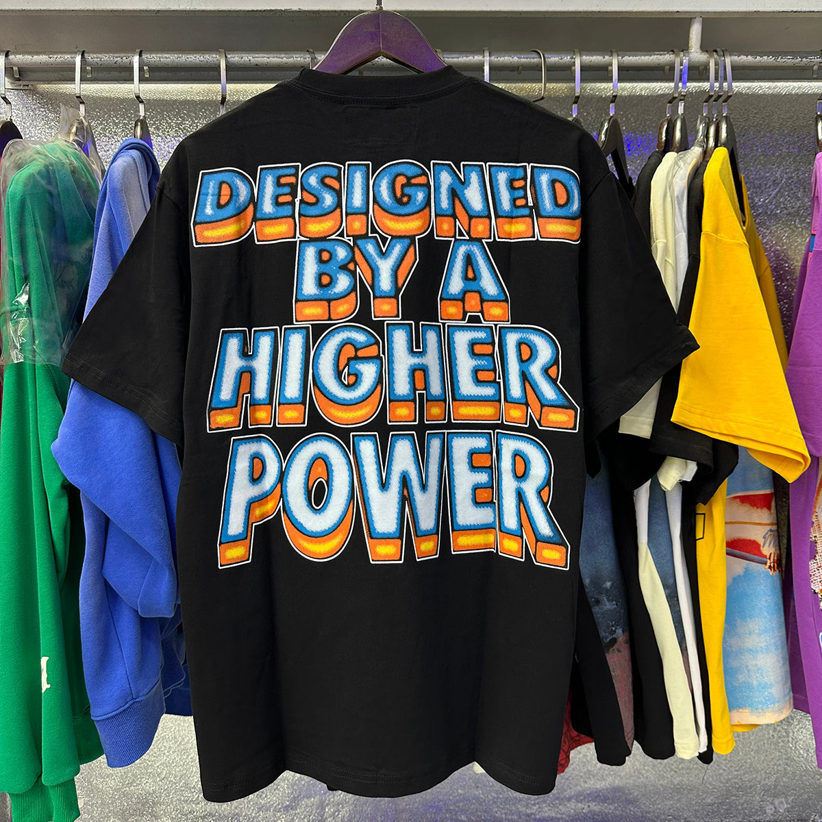 Godspeed T-shirts Star Shock Skull Print Cotton Casual Short Sleeve Men and Women