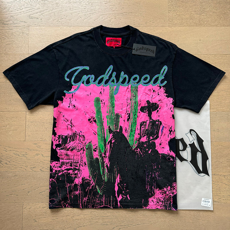 Godspeed T-shirts Retro Fantasy Pattern