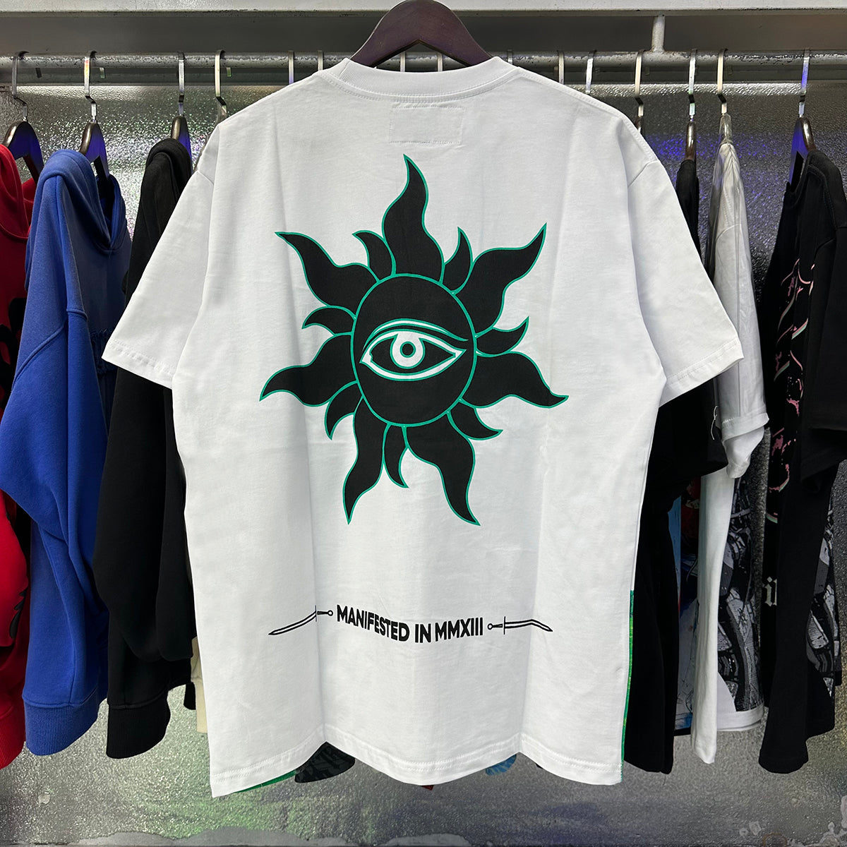 Godspeed T-shirts Drowning Free Muse Printed Cotton Crew Neck Short Sleeve Men and Women