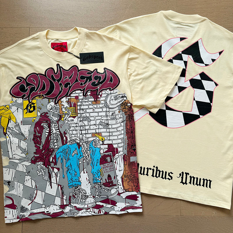 Godspeed T-shirts Retro Fantasy Pattern