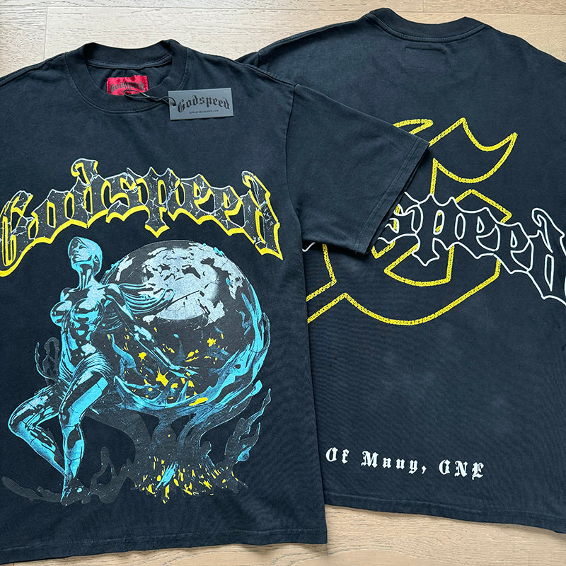 Godspeed T-shirts Retro Fantasy Pattern