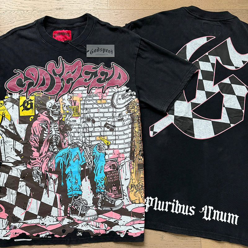 Godspeed T-shirts Retro Fantasy Pattern