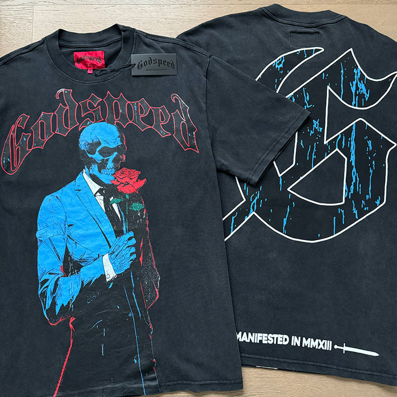 Godspeed T-shirts Retro Fantasy Pattern