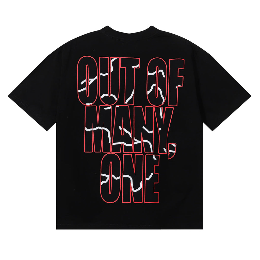 Godspeed T-shirts Skull Astronaut Print Cotton Casual Short Sleeve Men and Women