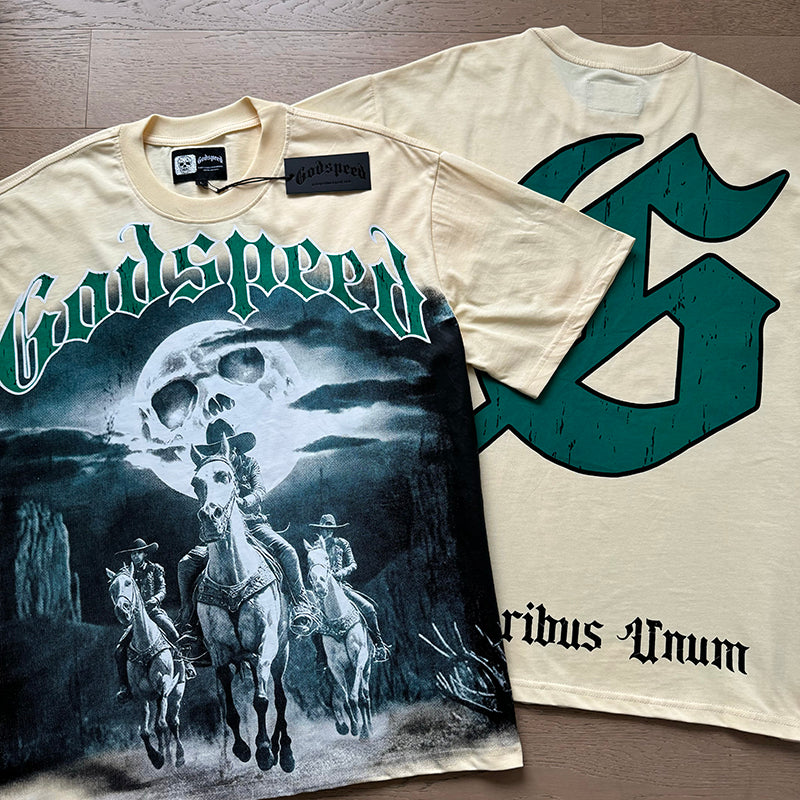 Godspeed T-shirts Retro Fantasy Pattern