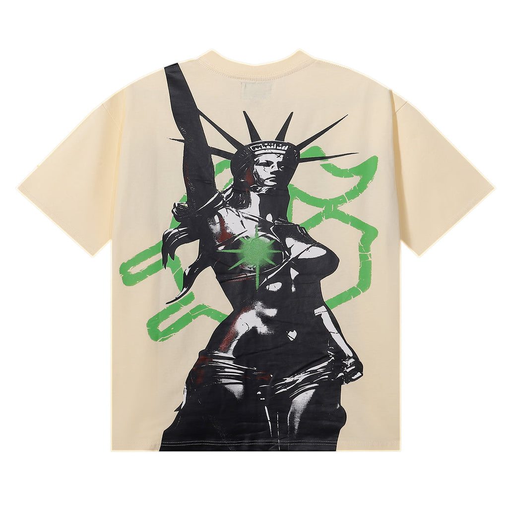 Godspeed T-shirts Mosaic Free Muse Printed Cotton Casual Short Sleeves Men and Women