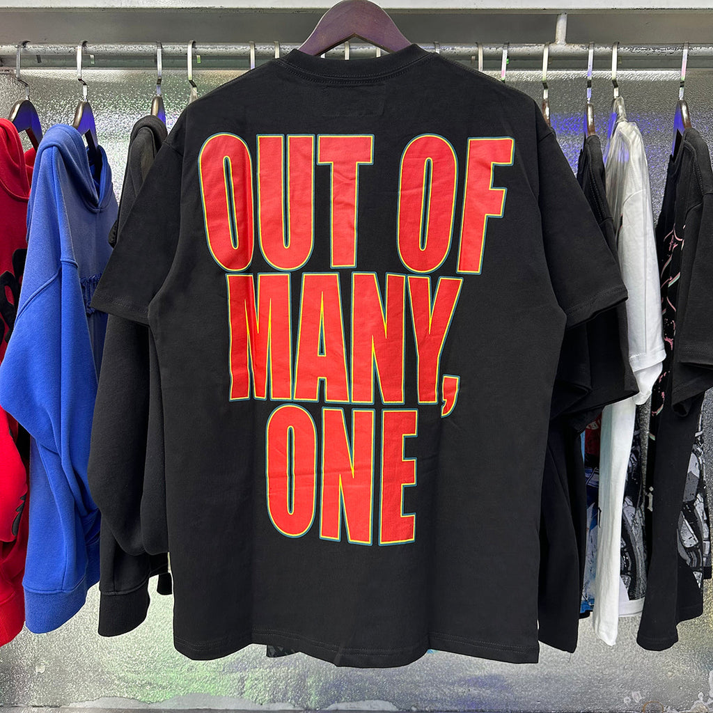 Godspeed T-shirts Urban Coconut Shark Print Cotton Casual Short Sleeve Men and Women