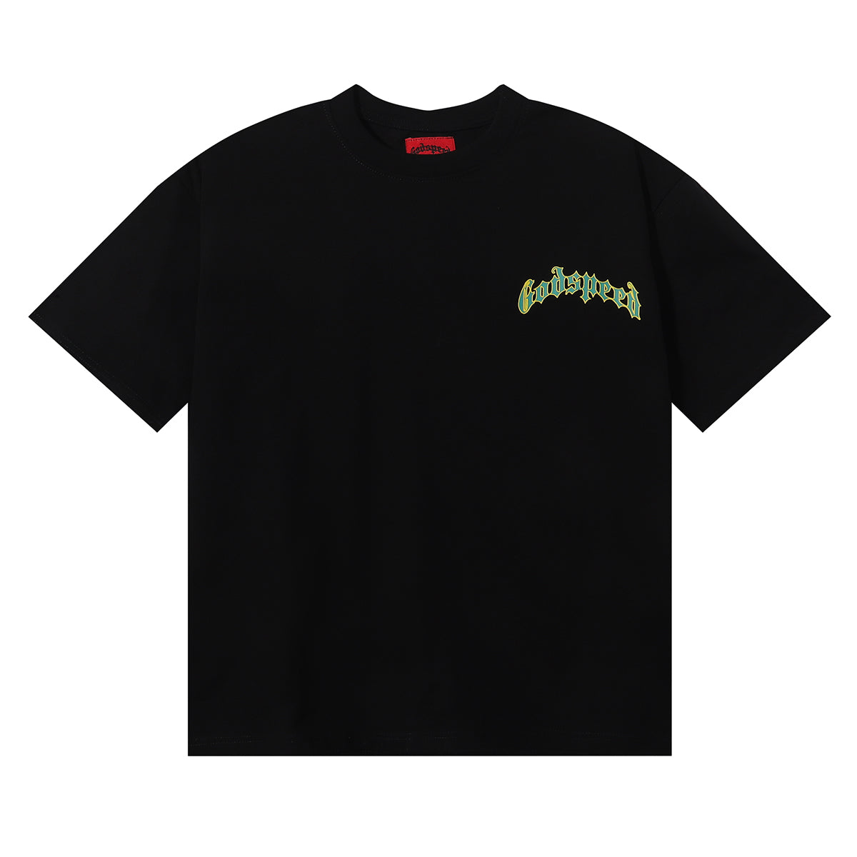 Godspeed T-shirts Masked Man Printed Cotton Crew Neck Short Sleeve Men and Women