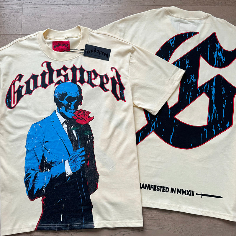 Godspeed T-shirts Retro Fantasy Pattern