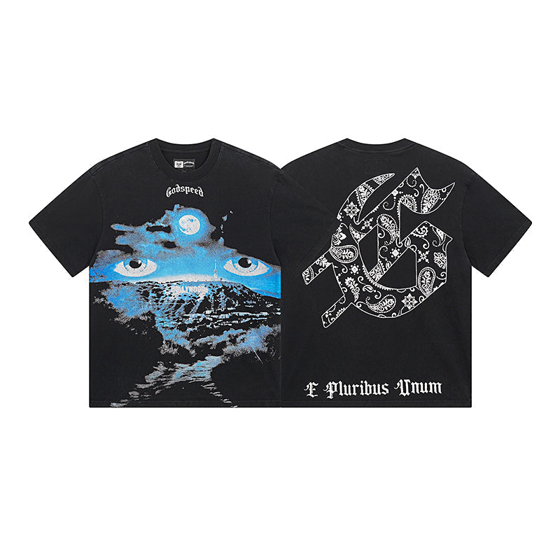 Godspeed T-shirts Retro Fantasy Pattern