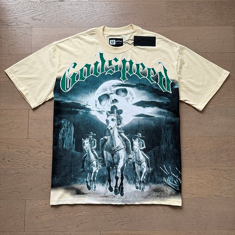 Godspeed T-shirts Retro Fantasy Pattern