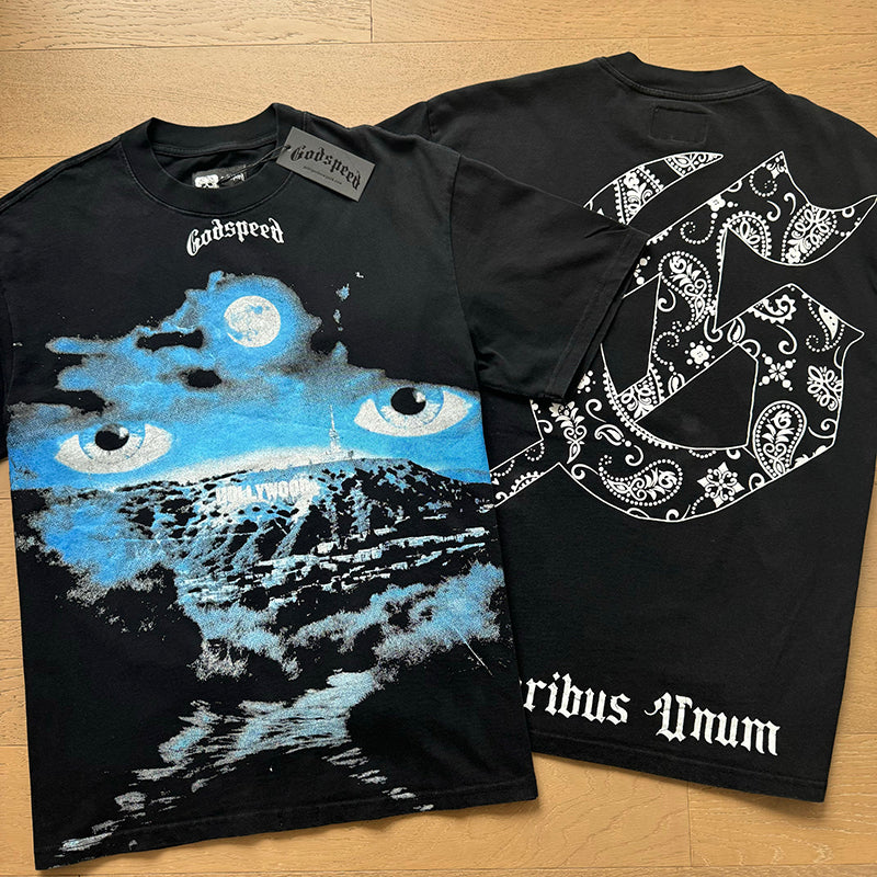 Godspeed T-shirts Retro Fantasy Pattern