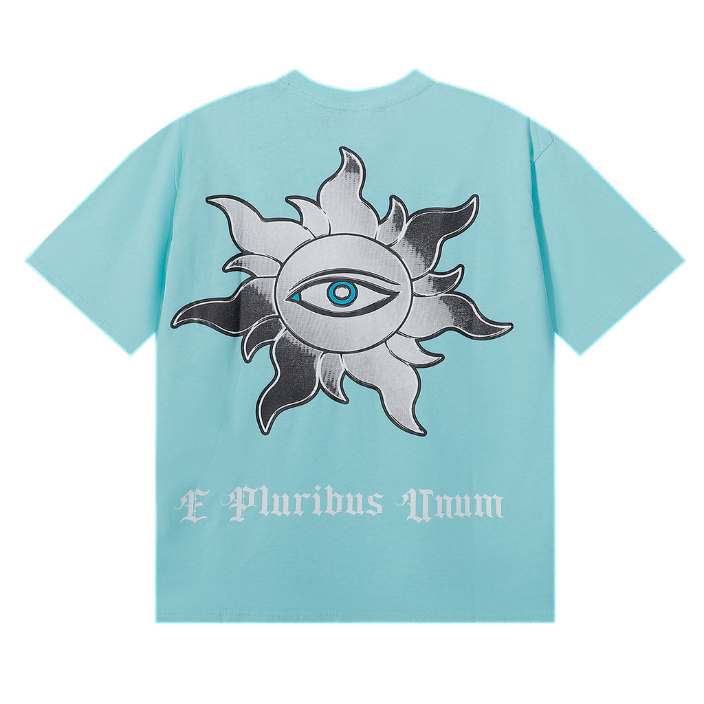 Godspeed T-shirts Helicopter Free Muse Printed Cotton Casual Short Sleeves Men and Women