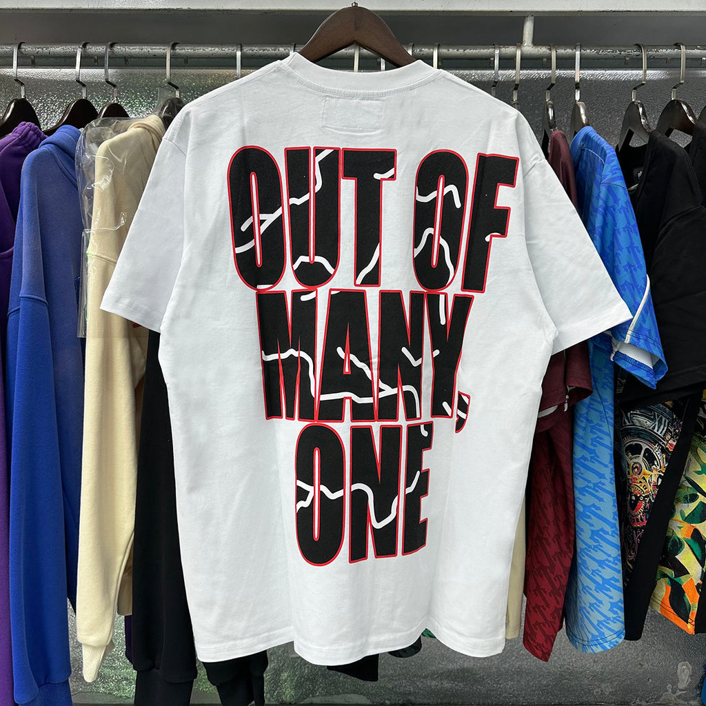 Godspeed T-shirts Skull Astronaut Print Cotton Casual Short Sleeve Men and Women