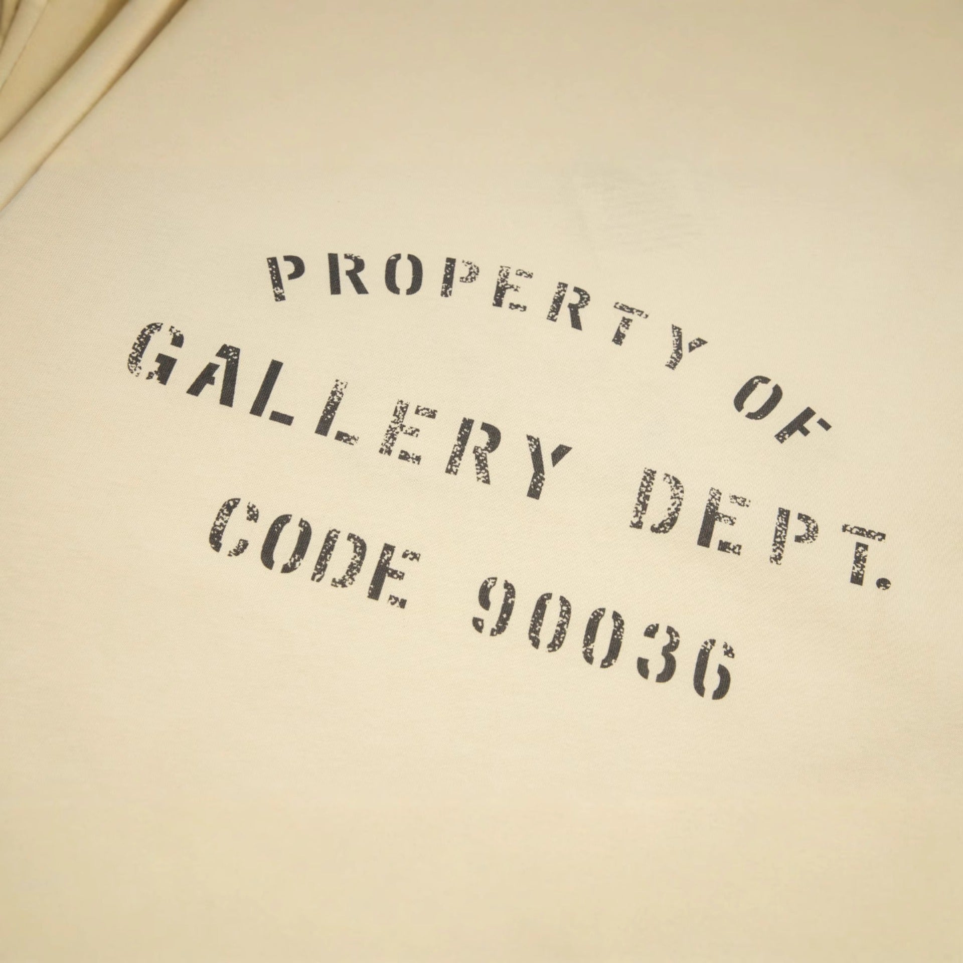 Gallery Dept T-Shirt Joint Letter Embroidery Hand Painted Ink Splashing Short Sleeve T-Shirt