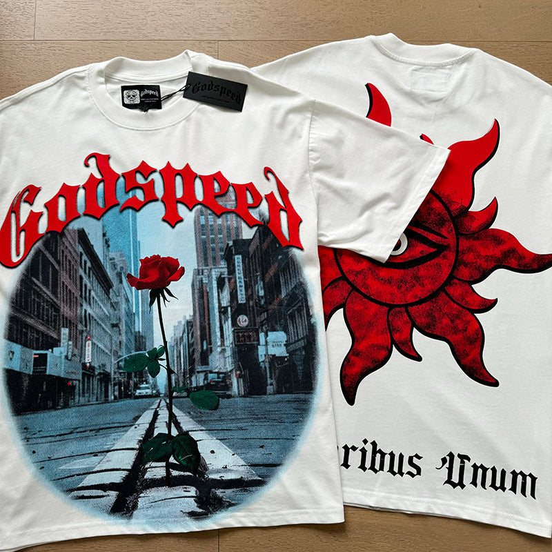 Godspeed T-shirts Retro Fantasy Pattern