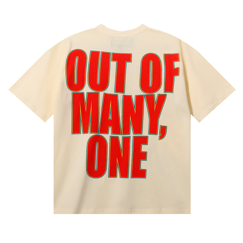 Godspeed T-shirts Urban Coconut Shark Print Cotton Casual Short Sleeve Men and Women