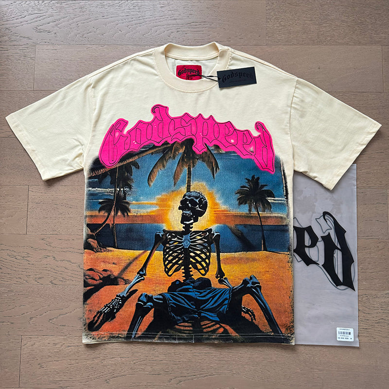 Godspeed T-shirts Retro Fantasy Pattern