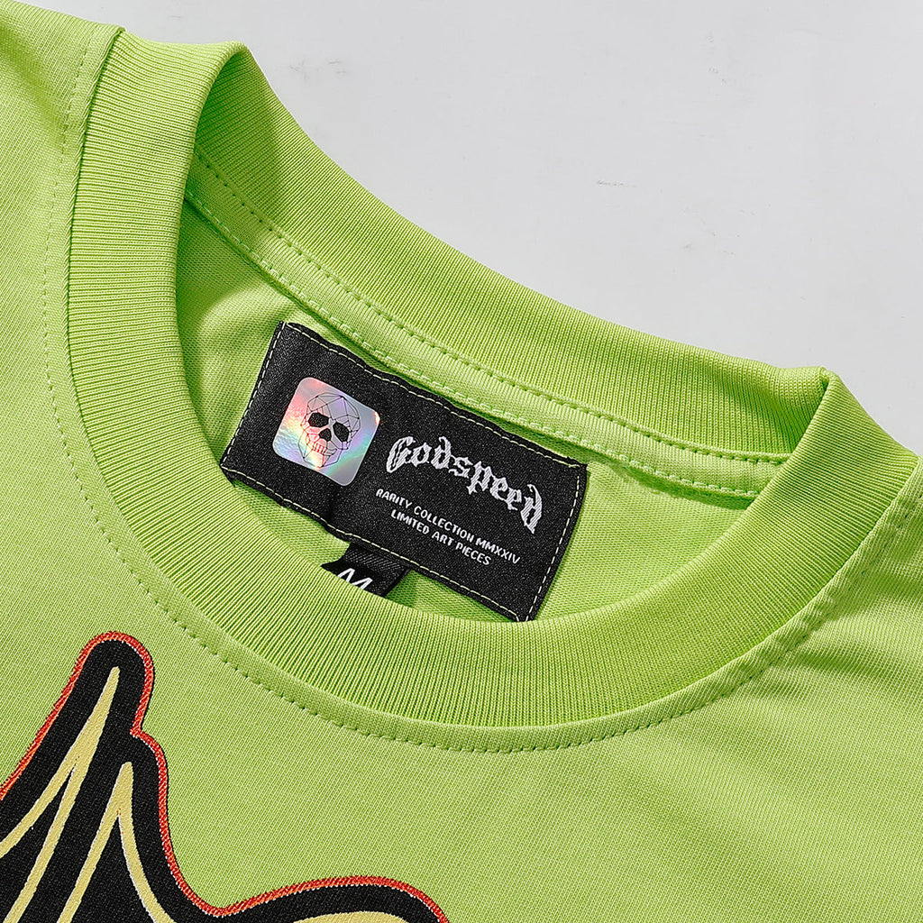 Godspeed T-shirts Atlanta Supercar Printed Cotton Casual Short Sleeve Men and Women