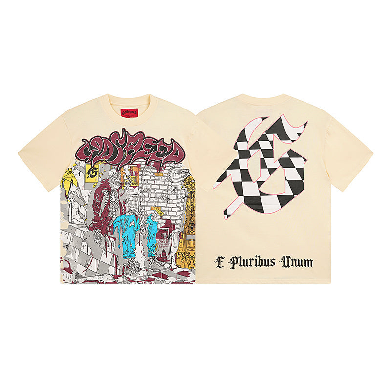 Godspeed T-shirts Retro Fantasy Pattern