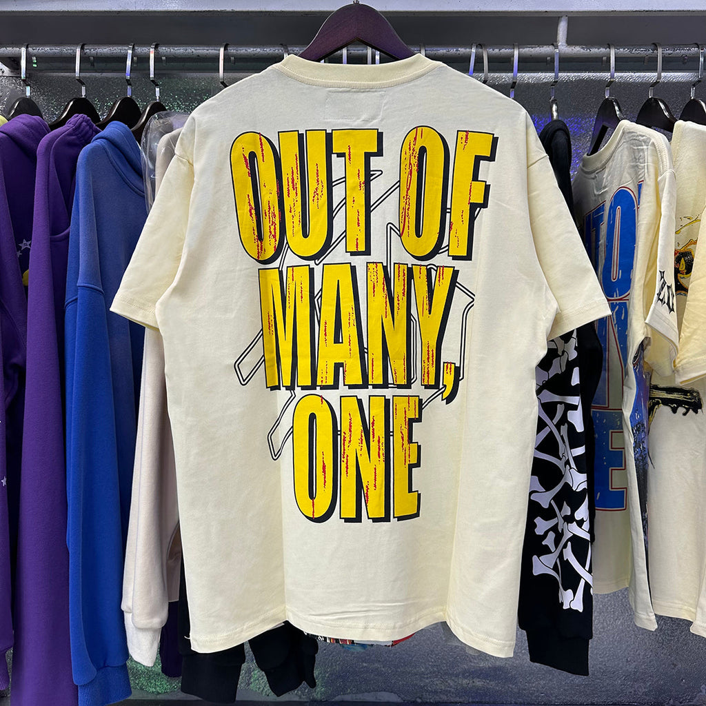 Godspeed T-shirts Astronaut Robot Printed Cotton Casual Short Sleeve Men and Women