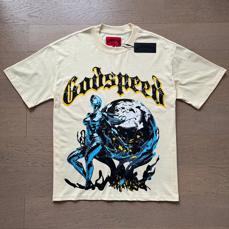 Godspeed T-shirts Retro Fantasy Pattern