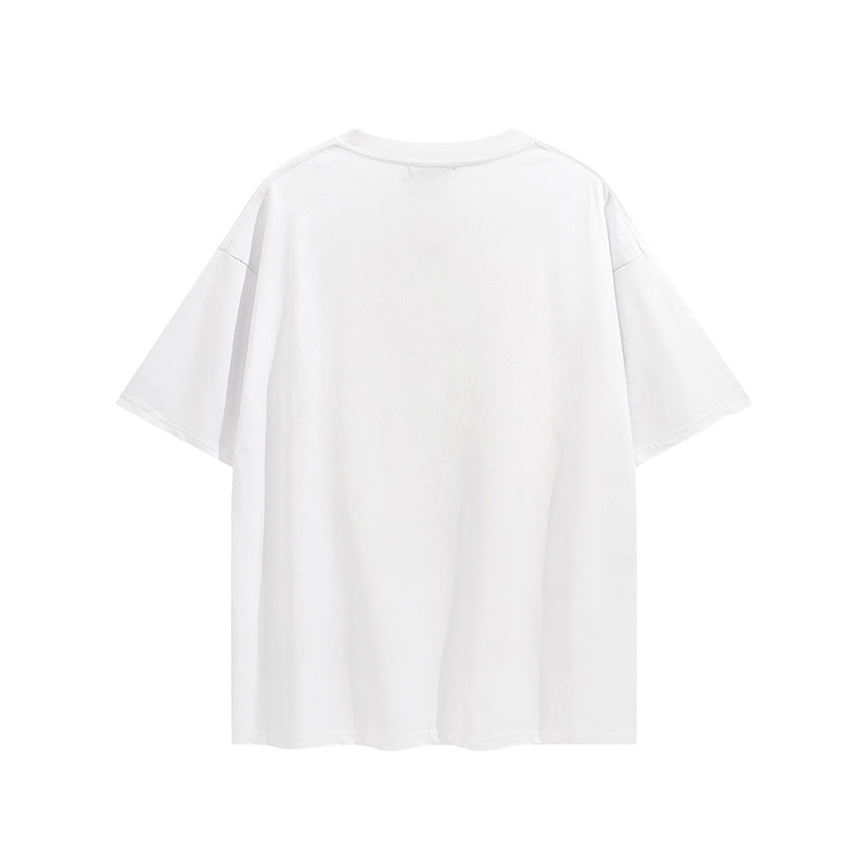 Gallery Dept T-shitrs Pattern plus Size round Neck Pullover Short Sleeve Men and Women