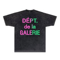 Gallery Dept T Shirts Tee Shirt Washed and Worn Short Sleeve T-shirt Blouse