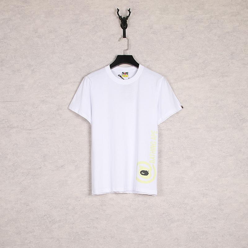 Bathing Ape T-Shirt Summer Printed Round Neck Loose Large Size Casual Short Sleeve Cartoon T-shirt