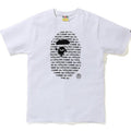 Bathing Ape T-Shirt Letter Ape Head Printed Cotton Short Sleeve T-shirt