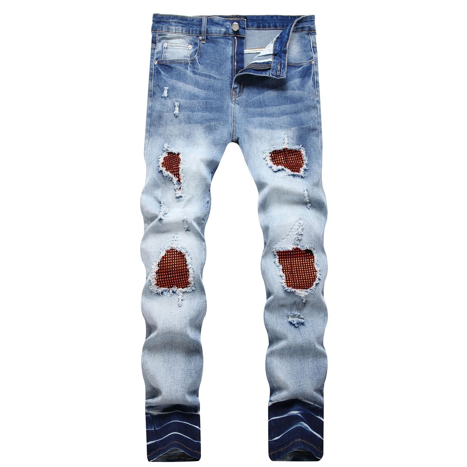 Amiri Jeans Ripped Stretch Jeans