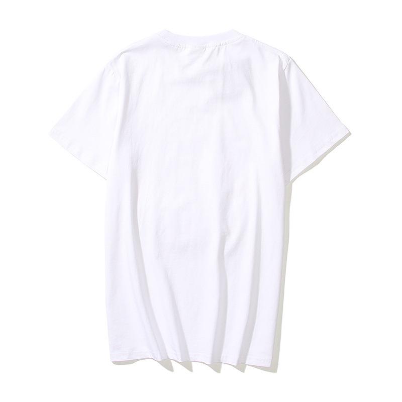 Bathing Ape T-Shirt T-shirt Short Sleeve Black Fashion Loose