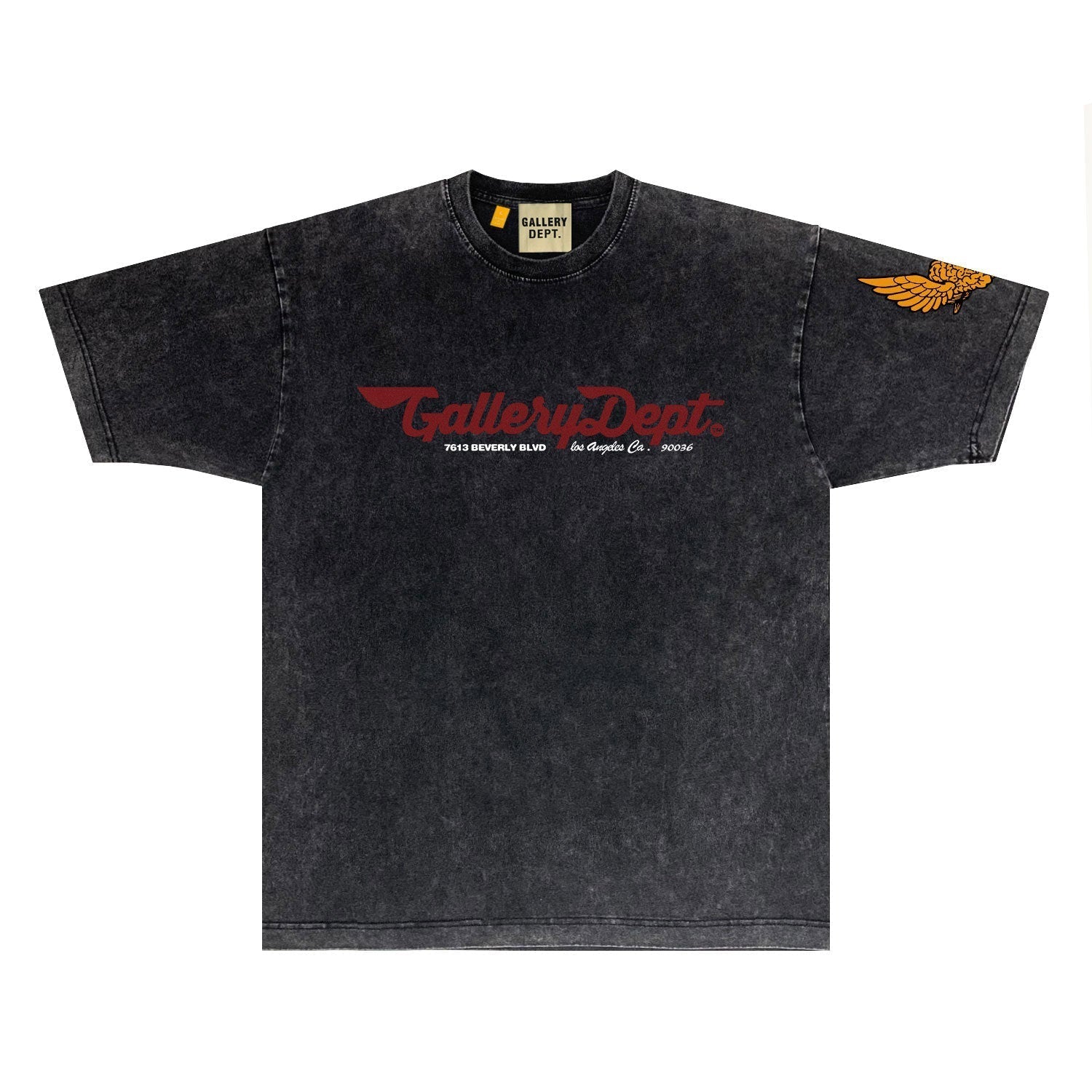 Gallery Dept T Shirts Tee Shirt Washed and Worn Short Sleeve T-shirt Blouse