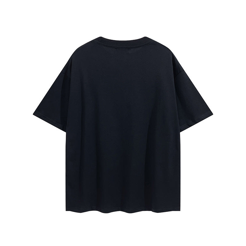 Gallery Dept T-shitrs Pattern plus Size round Neck Pullover Short Sleeve Men and Women