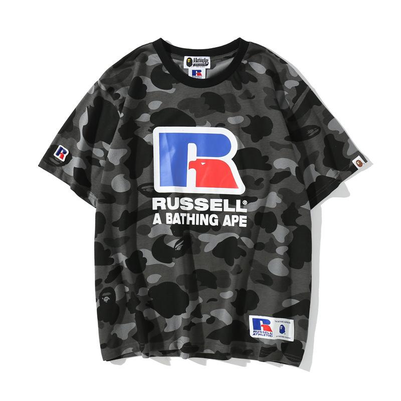 Bathing Ape T-Shirt Summer Camouflage Short Sleeve T-shirt