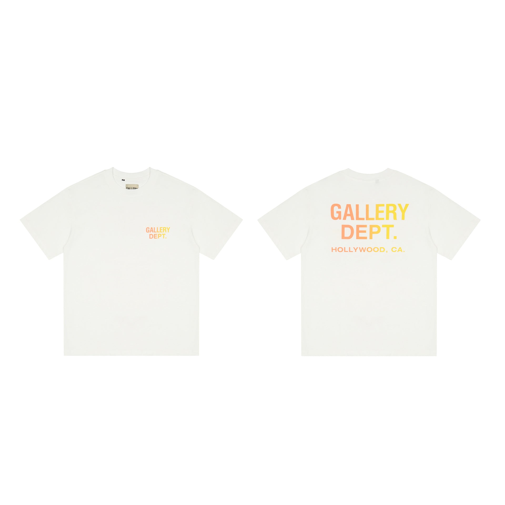 Gallery Dept T-shitrs Printed Short Sleeve Male and Female Large Size Couple Wear